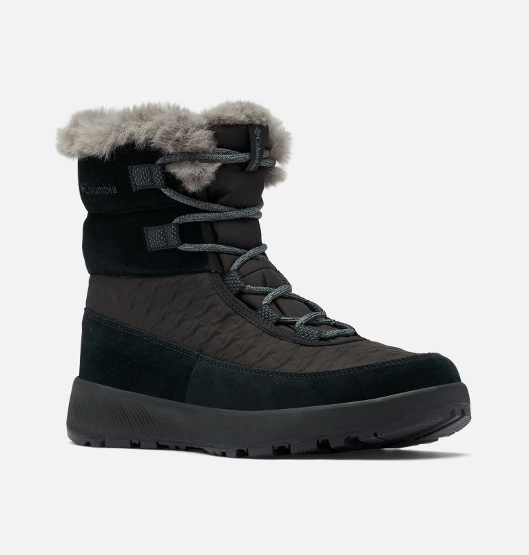 Dámské Zimní Boty Columbia Slopeside Peak™ Omni-Heat™ Infinity Luxe Černé Tmavě Šedé | XDF9189ZO